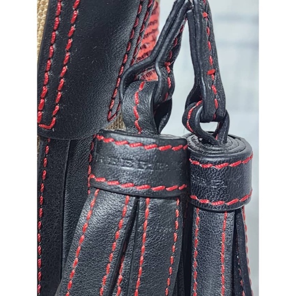 Authentic Burberry Ashby House Check Canvas with Sequins Mini Bag - Picture 12 of 15